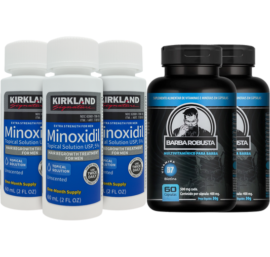 Minoxidil Kirkland 5% + Vitamina Aceleradora