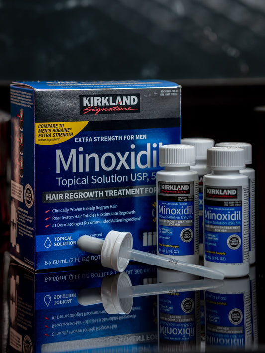 Minoxidil Kirkland - 6 Frascos (CAIXA FECHADA) 5%