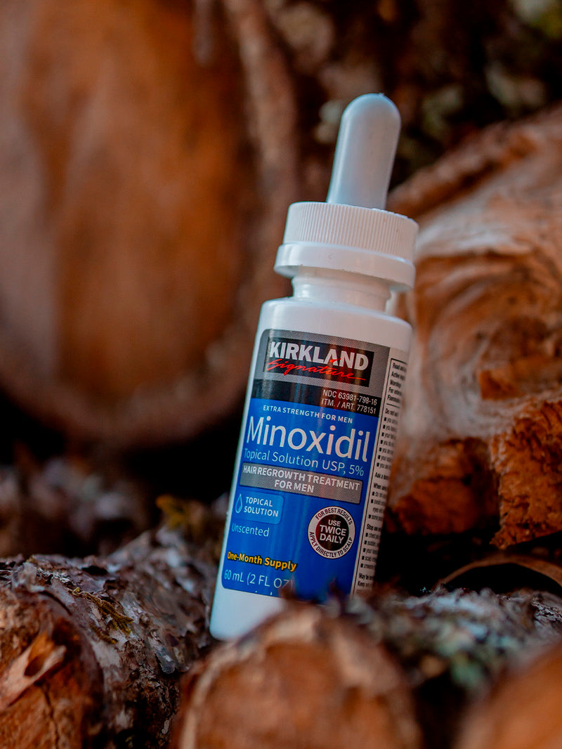 Caixa Minoxidil Kirkland 5% + Vitamina Aceleradora