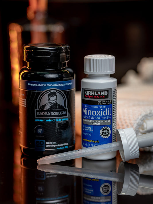 Minoxidil Kirkland 5% + Barba Robusta Acelerador de Resultados