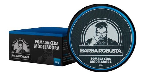 Pomada Cera Modeladora Barba Robusta