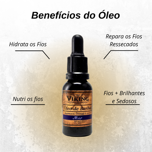 Óleo para Barba - Linha Mar - Viking