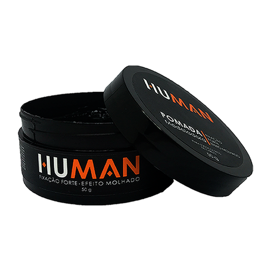 Pomada Modeladora Forte Efeito Molhado Human 50g